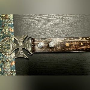 Rock Rebel leather belt